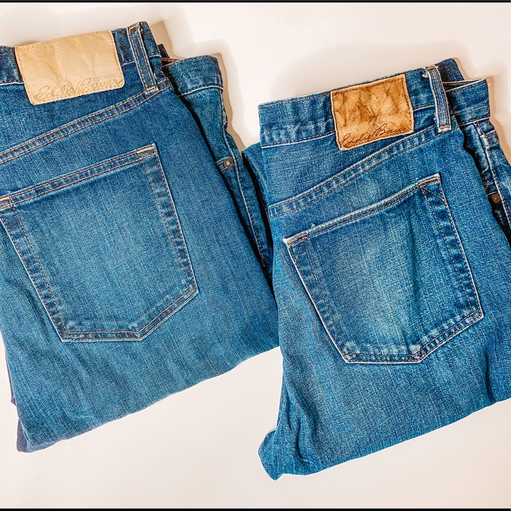 Men’s Eddie Bauer Medium Wash Straight Leg Jeans